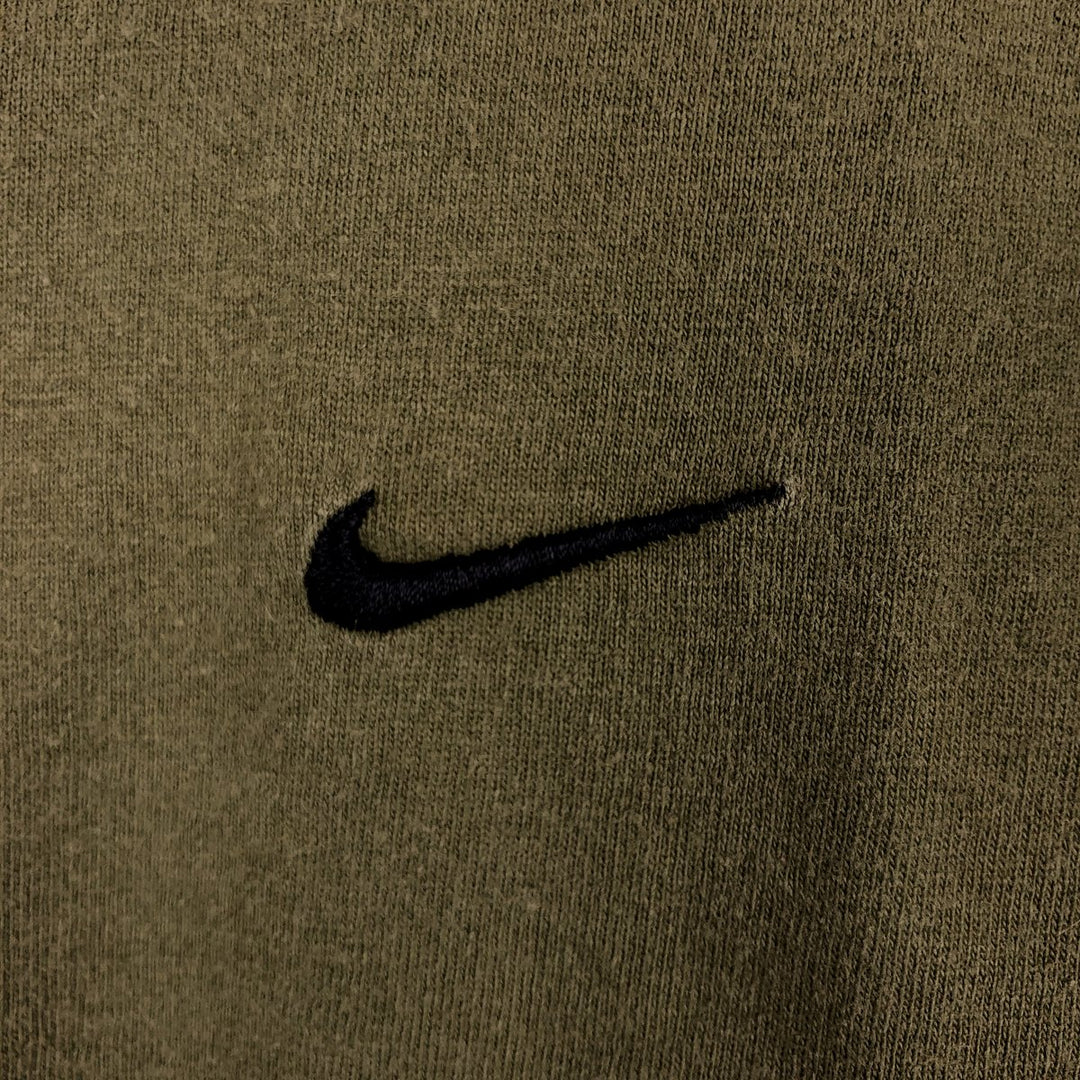 00'S Nike One Point Logo T-shirt Men's XL cotton Khaki type Vintage Second Hand