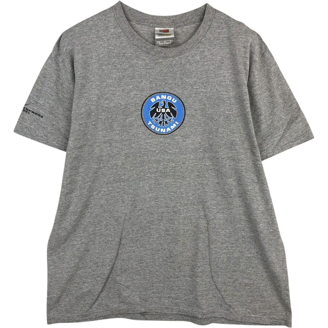 2000'S Nike Team Print T-Shirt, Men's Size M (approx.) cotton gray type Vintage Second Hand