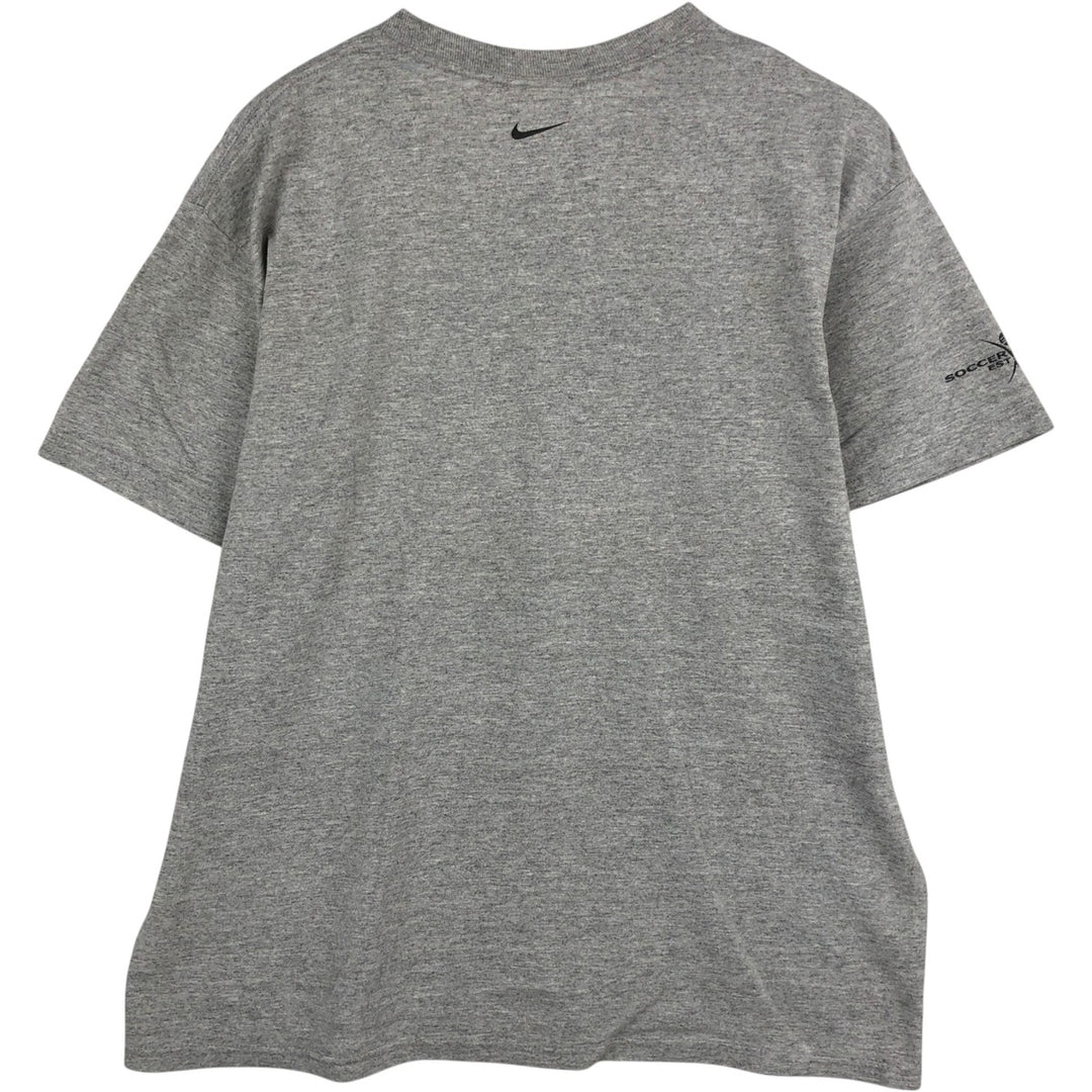 2000'S Nike Team Print T-Shirt, Men's Size M (approx.) cotton gray type Vintage Second Hand