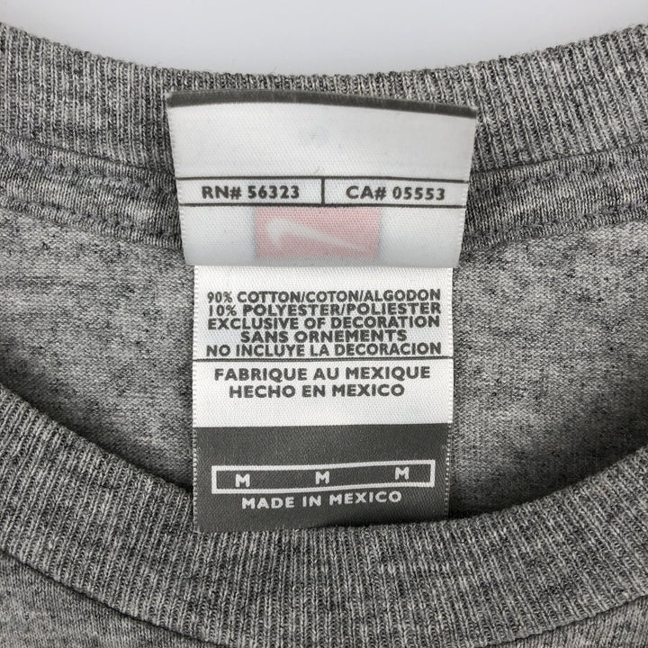 2000'S Nike Team Print T-Shirt, Men's Size M (approx.) cotton gray type Vintage Second Hand