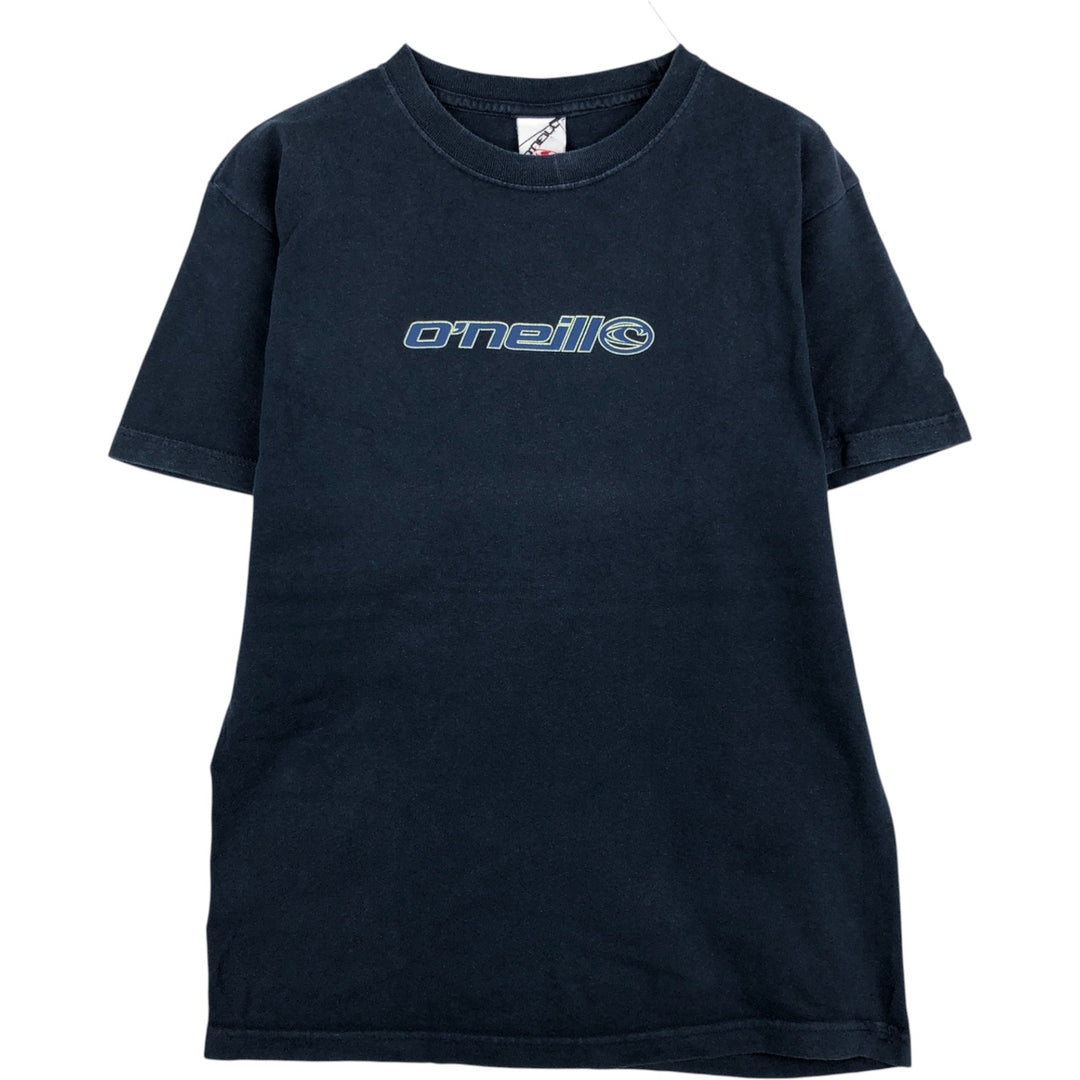 ~2000'S O'Neill surf/skate t-shirt, made in Mexico, men's size M equivalent. cotton navy blue type Vintage Second Hand