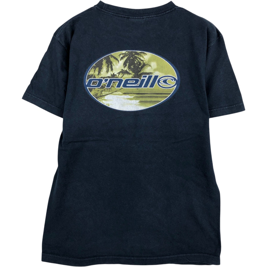 ~2000'S O'Neill surf/skate t-shirt, made in Mexico, men's size M equivalent. cotton navy blue type Vintage Second Hand