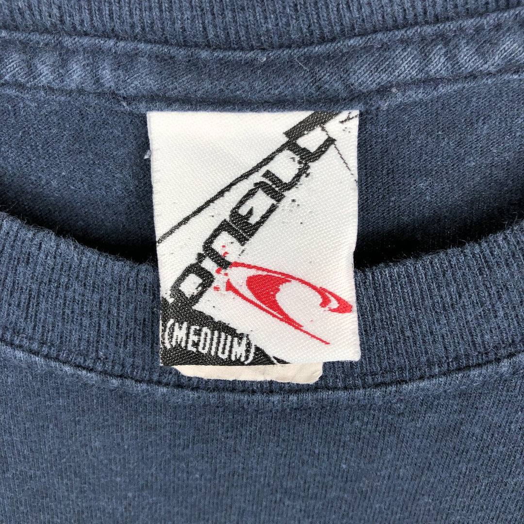 ~2000'S O'Neill surf/skate t-shirt, made in Mexico, men's size M equivalent. cotton navy blue type Vintage Second Hand