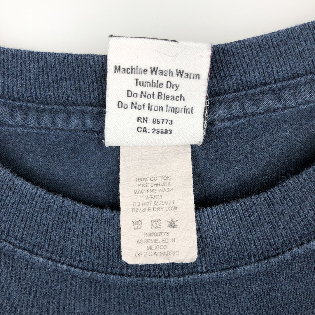 ~2000'S O'Neill surf/skate t-shirt, made in Mexico, men's size M equivalent. cotton navy blue type Vintage Second Hand