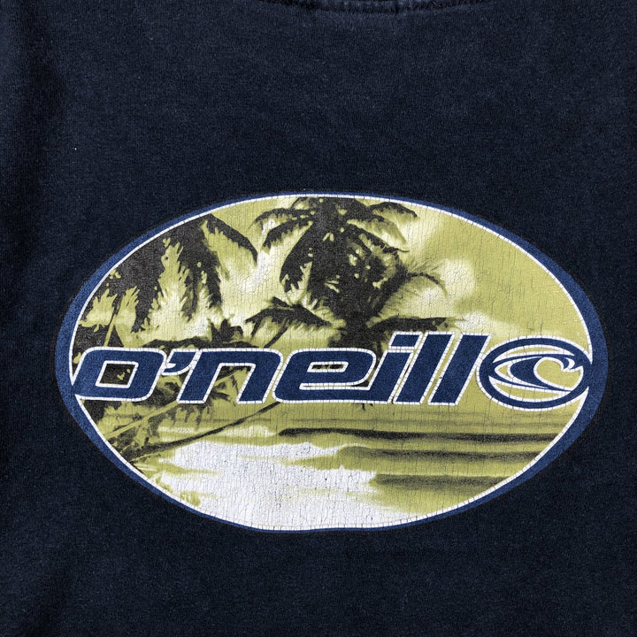 ~2000'S O'Neill surf/skate t-shirt, made in Mexico, men's size M equivalent. cotton navy blue type Vintage Second Hand