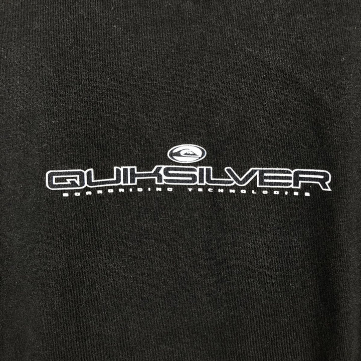 90s-era Quiksilver surf/skate t-shirt, men's size XL (approx.), vintage. cotton black type Vintage Second Hand