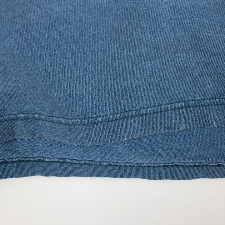 90'S Reebok Logo T-shirt Made in USA Men's XL Vintage unclear blue type Vintage Second Hand