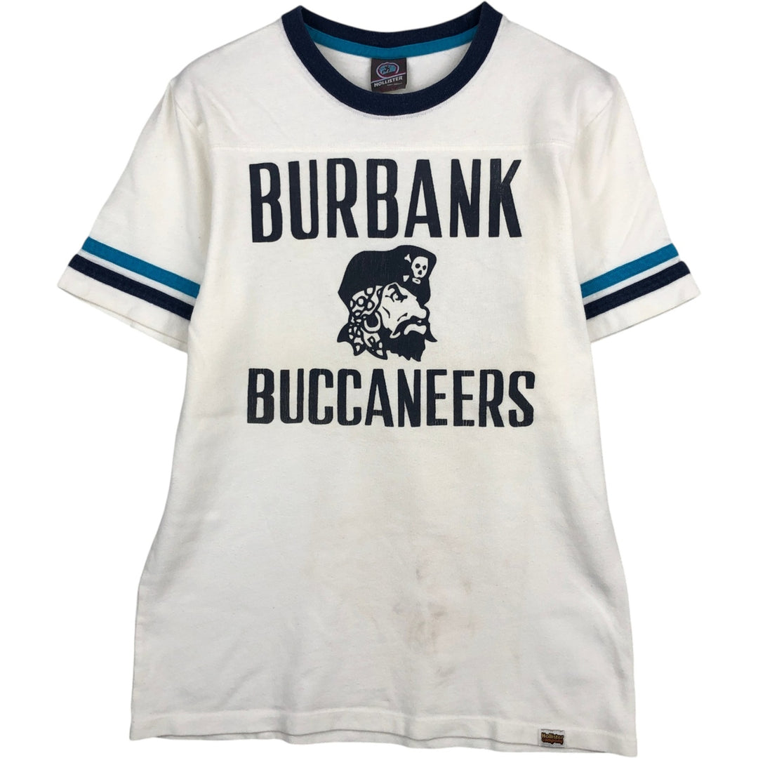 Hollister Surf Skate T-Shirt, Men's Size M (approx.) cotton white type Vintage Second Hand