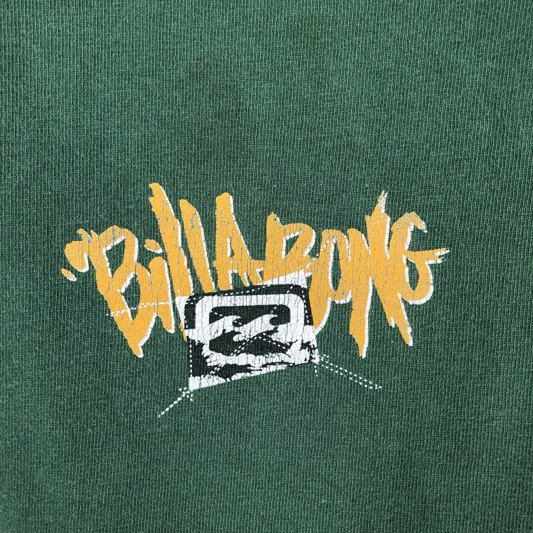 Billabong Surf Skate T-Shirt, Men's Size L (equivalent) unclear green type Vintage Second Hand
