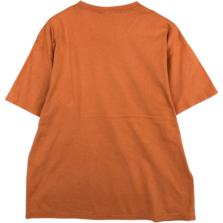 90'S Nike Logo T-Shirt, Men's Size L (approx.), Vintage cotton orange type Vintage Second Hand