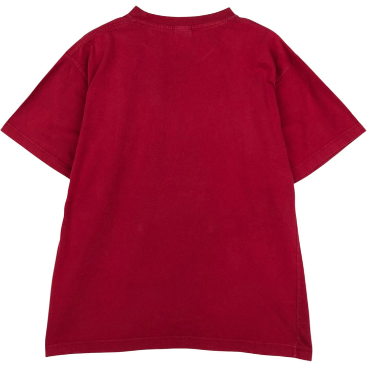 90'S Nike One Point Logo T-shirt, Men's M size, Vintage cotton red type Vintage Second Hand