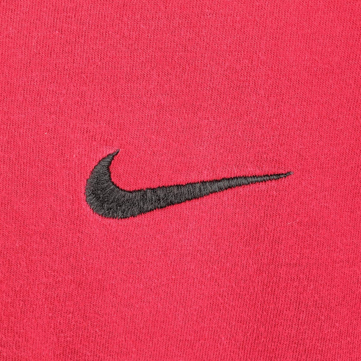 90'S Nike One Point Logo T-shirt, Men's M size, Vintage cotton red type Vintage Second Hand