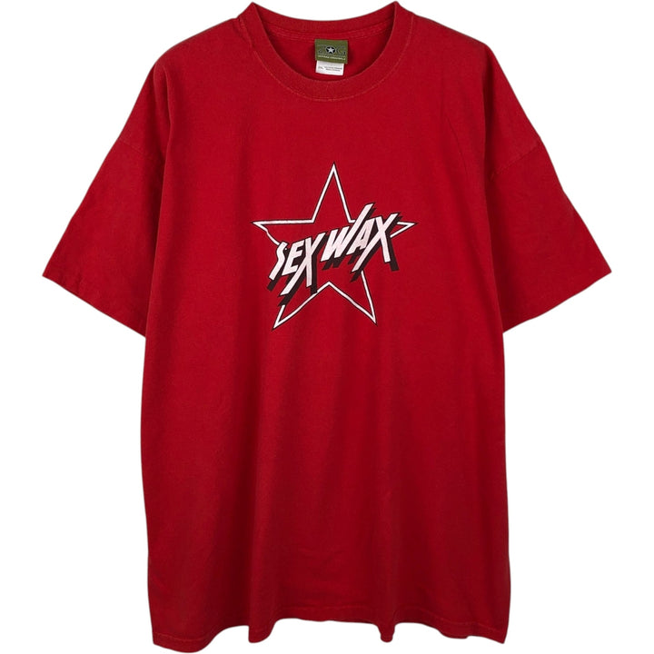 ZOG SEX WAX Surf Skate T-Shirt (Men's XXL equivalent) cotton red type Vintage Second Hand
