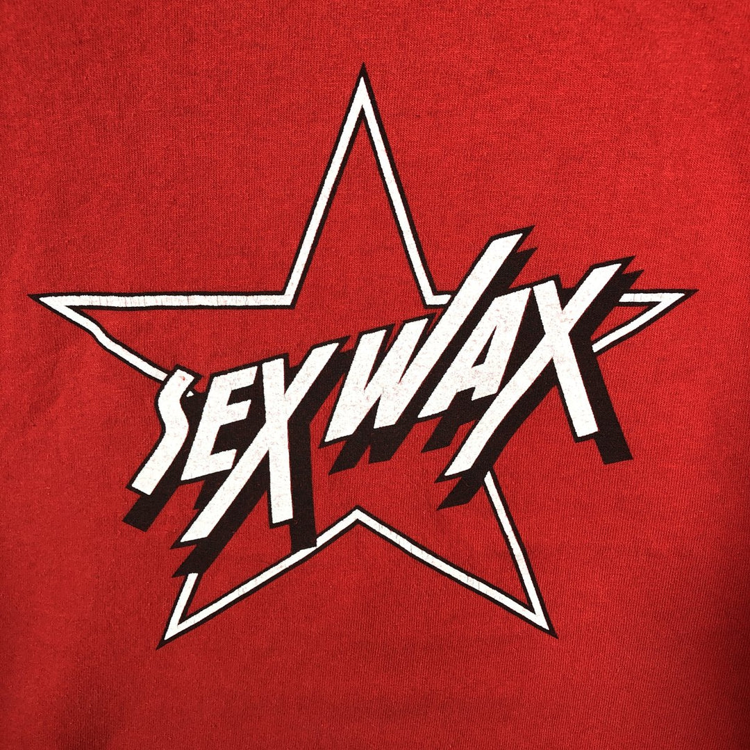 ZOG SEX WAX Surf Skate T-Shirt (Men's XXL equivalent) cotton red type Vintage Second Hand