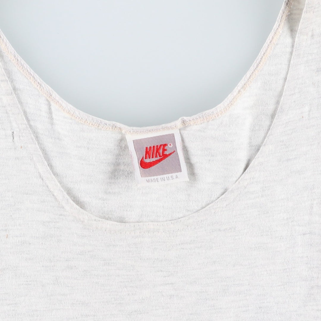 90'S Nike Silver Tag Tank Top, Made in USA, Men's Size M (approx.), Vintage unclear gray type Vintage Second Hand