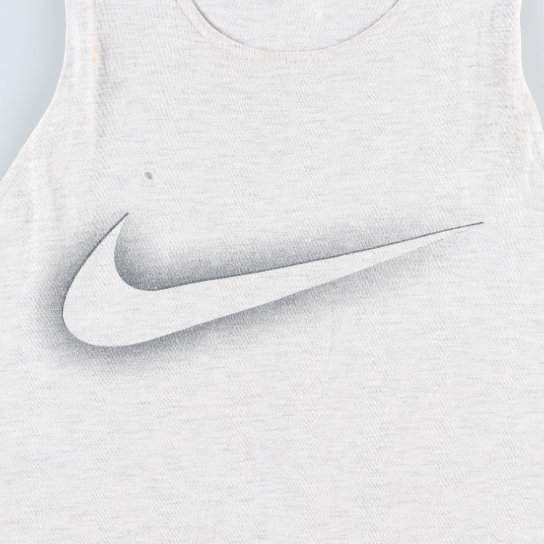 90'S Nike Silver Tag Tank Top, Made in USA, Men's Size M (approx.), Vintage unclear gray type Vintage Second Hand