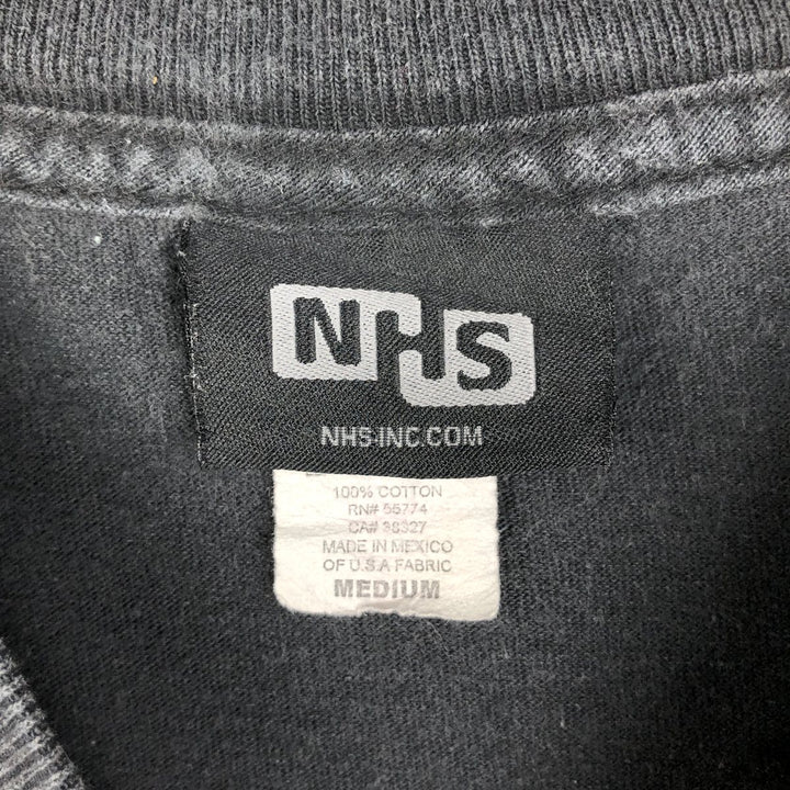 2000'S NHS NOR CAL Surf Skate T-shirt, Men's Size M (approx.) cotton black type Vintage Second Hand