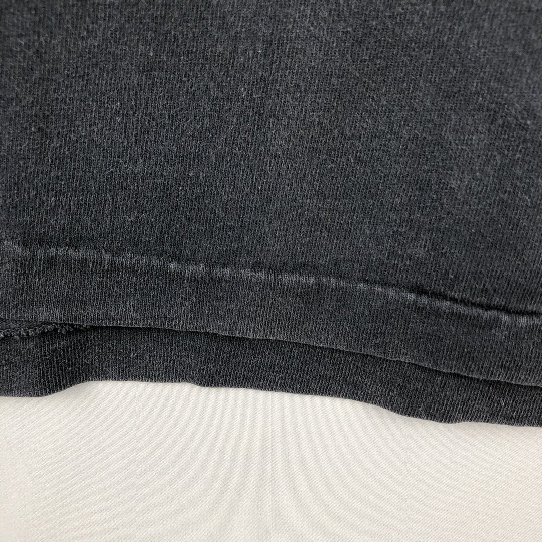 90'S Billabong Mock Neck Surf Skate T-Shirt, Made in USA, Men's Size L (Equivalent), Vintage cotton Charcoal Vintage Second Hand
