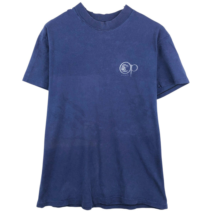 90'S Ocean Pacific surf and skateboard t-shirt, men's size M unclear Navy blue Vintage Second Hand