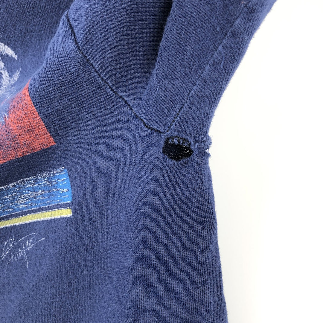 90'S Ocean Pacific surf and skateboard t-shirt, men's size M unclear Navy blue Vintage Second Hand