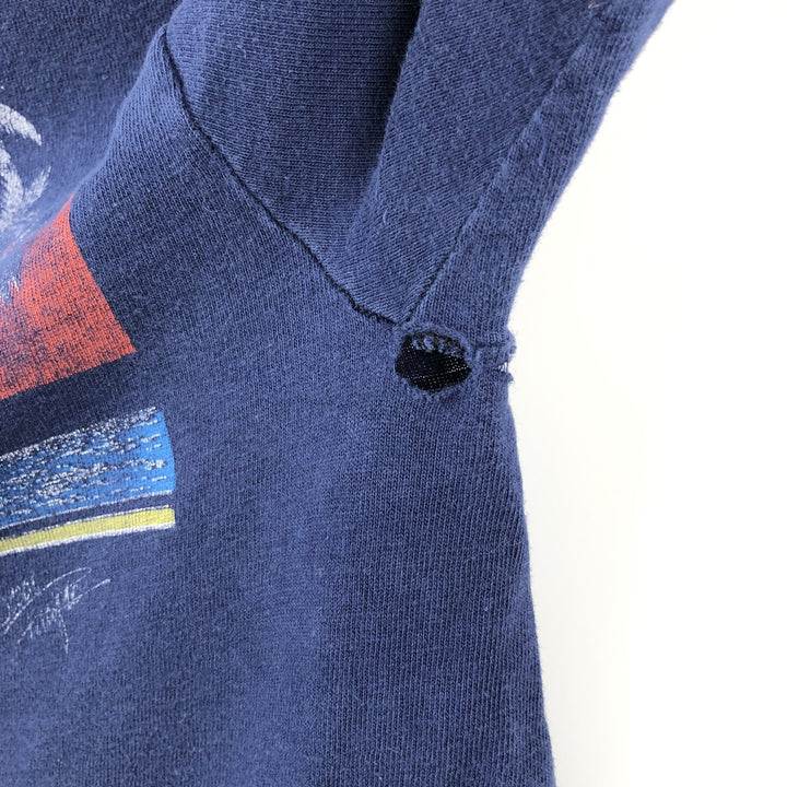 90'S Ocean Pacific surf and skateboard t-shirt, men's size M unclear Navy blue Vintage Second Hand