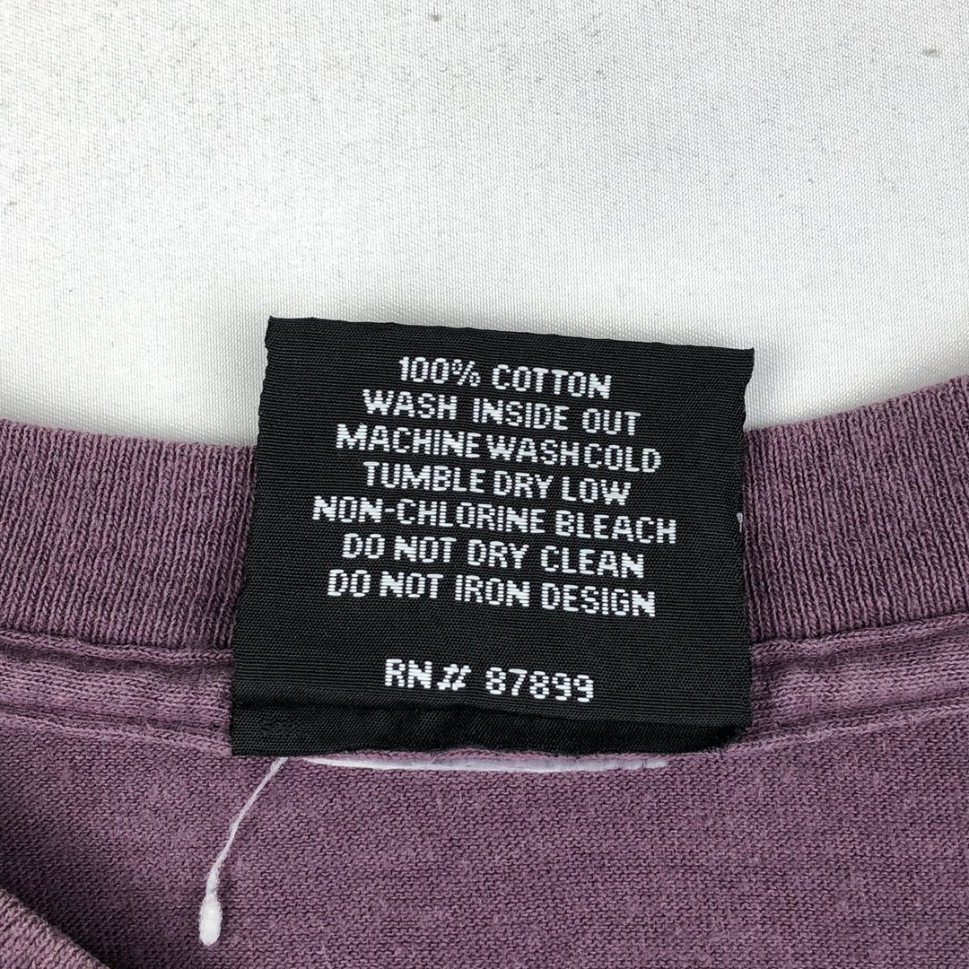 90'S OGIO CHUMP Message Sports Print T-Shirt, Made in USA, Men's XL equivalent, Vintage cotton purple type Vintage Second Hand
