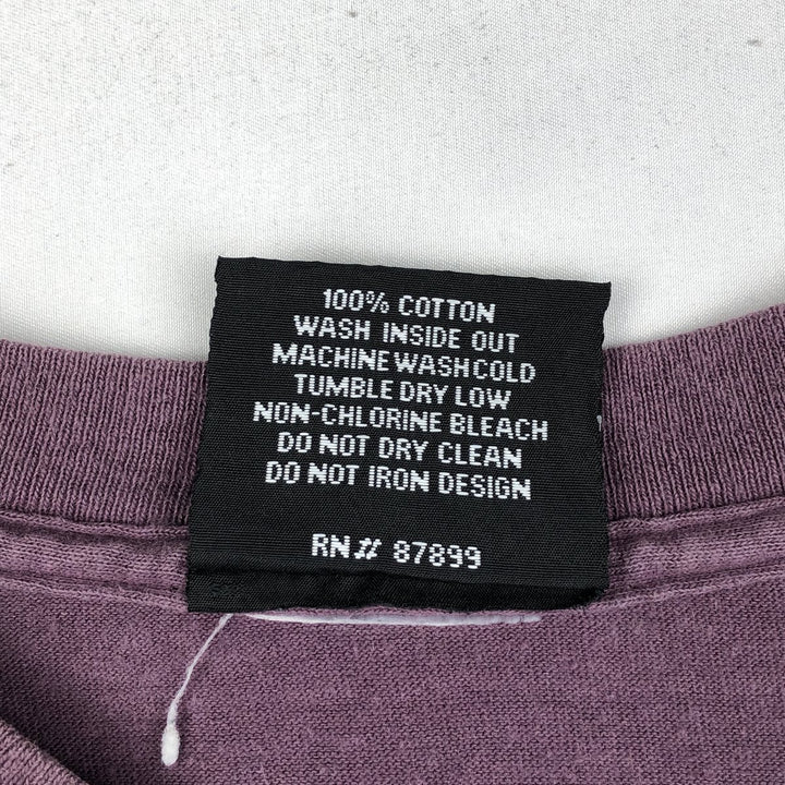 90'S OGIO CHUMP Message Sports Print T-Shirt, Made in USA, Men's XL equivalent, Vintage cotton purple type Vintage Second Hand