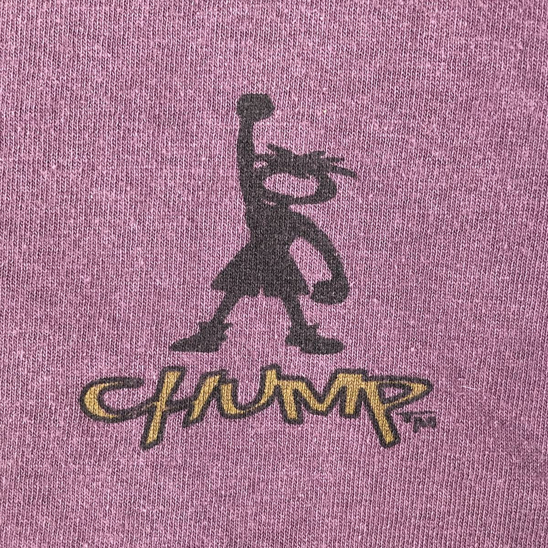 90'S OGIO CHUMP Message Sports Print T-Shirt, Made in USA, Men's XL equivalent, Vintage cotton purple type Vintage Second Hand