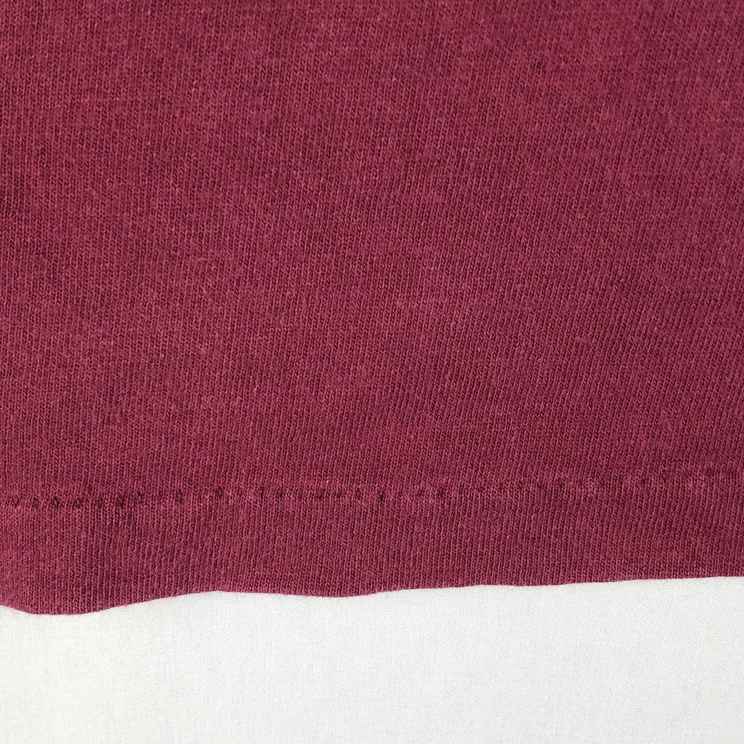 90'S BILLABONG Surf Skate T-Shirt, Made in USA, Men's XL equivalent, Vintage cotton Purple type red-purple Vintage Second Hand