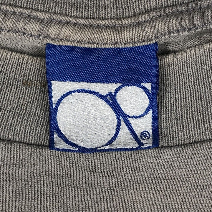 90'S Ocean Pacific surf/skate t-shirt, men's size L (approx.) cotton gray type Vintage Second Hand