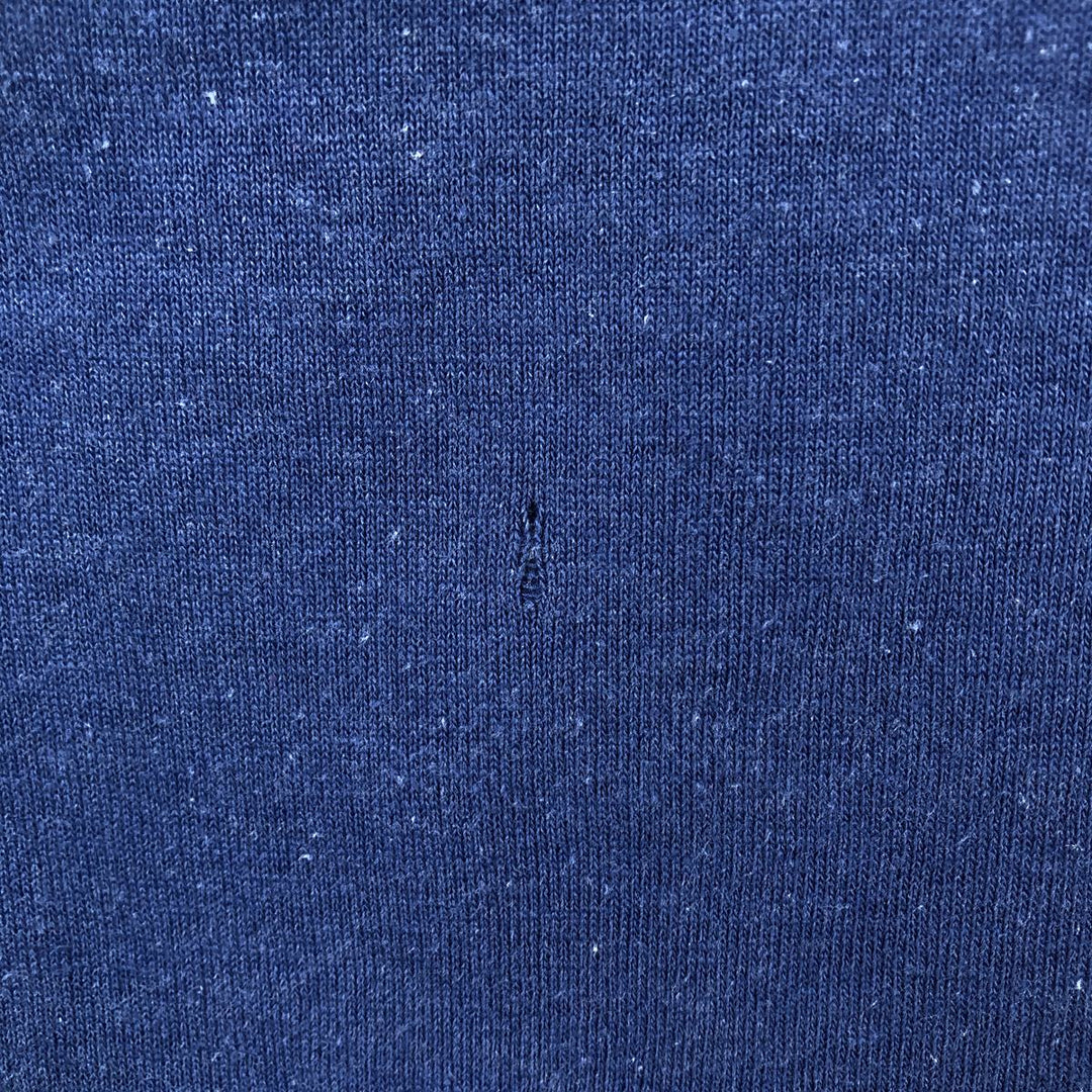 90'S Champion Tricot Tag Sport Print T-Shirt, Made in USA, Men's Size M (Equivalent), Vintage polyester Navy blue Vintage Second Hand