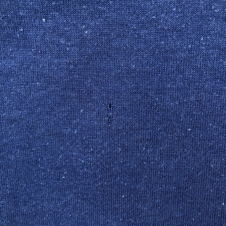 90'S Champion Tricot Tag Sport Print T-Shirt, Made in USA, Men's Size M (Equivalent), Vintage polyester Navy blue Vintage Second Hand