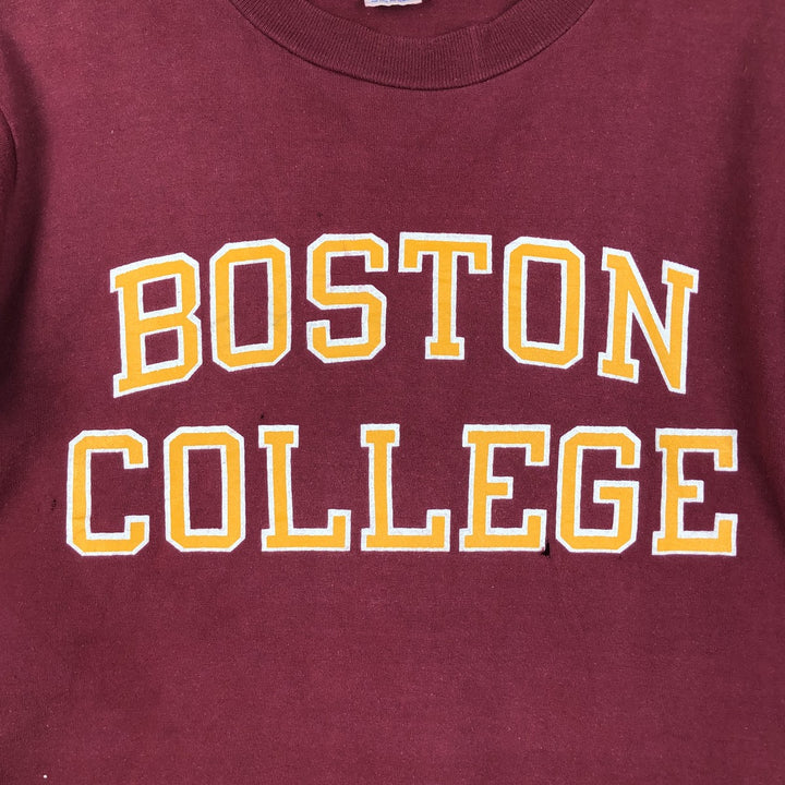 Vintage 1980'S Champion Trico Tag College T-shirt, Made in USA, Men's Size Medium cotton wine-red Vintage Second Hand