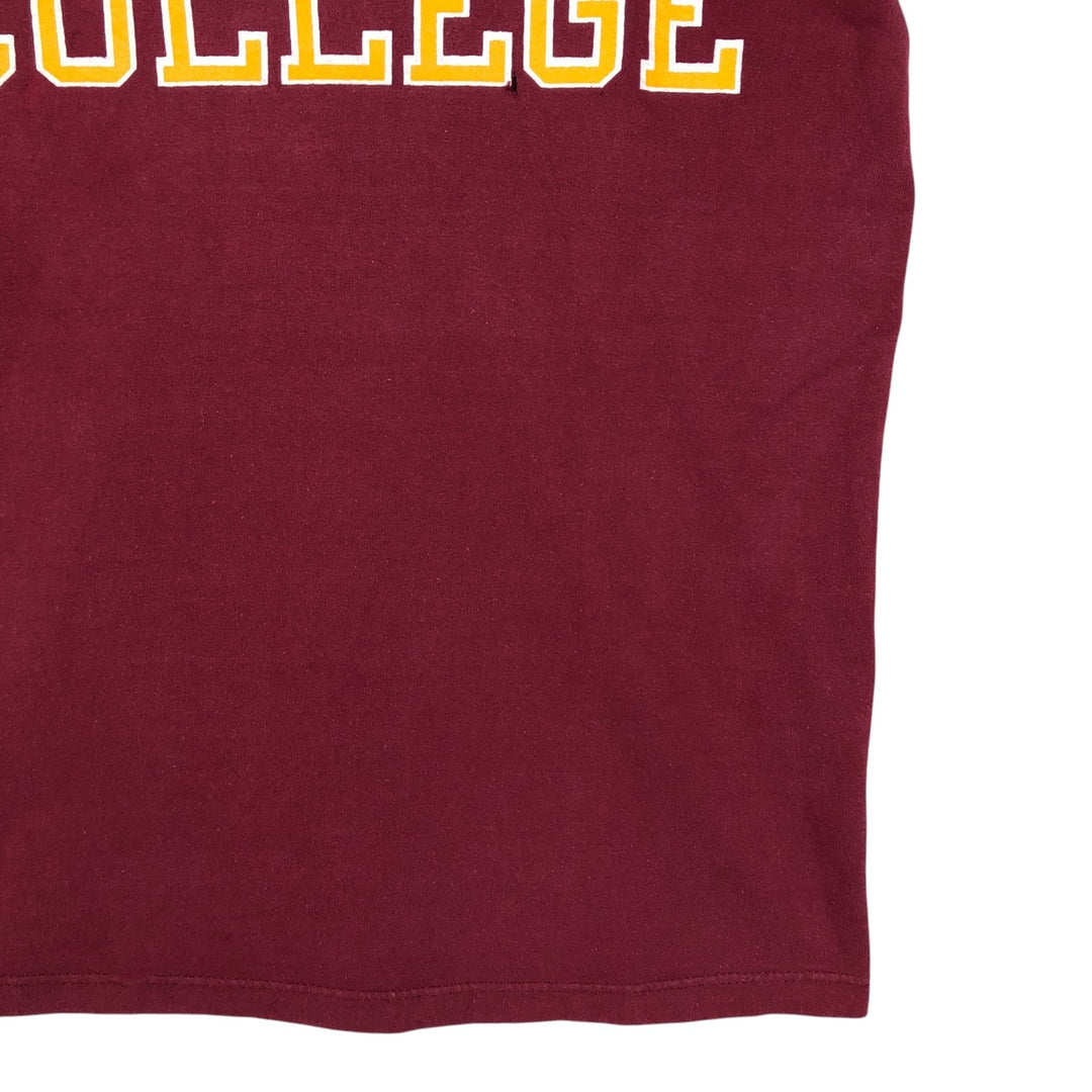 Vintage 1980'S Champion Trico Tag College T-shirt, Made in USA, Men's Size Medium cotton wine-red Vintage Second Hand