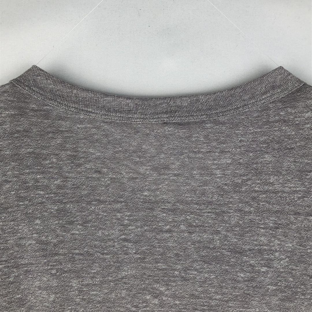 80'S Champion Tricot Tag College T-shirt Made in USA Men's L size Vintage polyester gray type Vintage Second Hand
