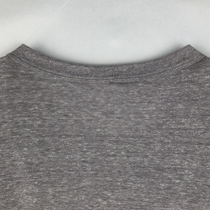 80'S Champion Tricot Tag College T-shirt Made in USA Men's L size Vintage polyester gray type Vintage Second Hand