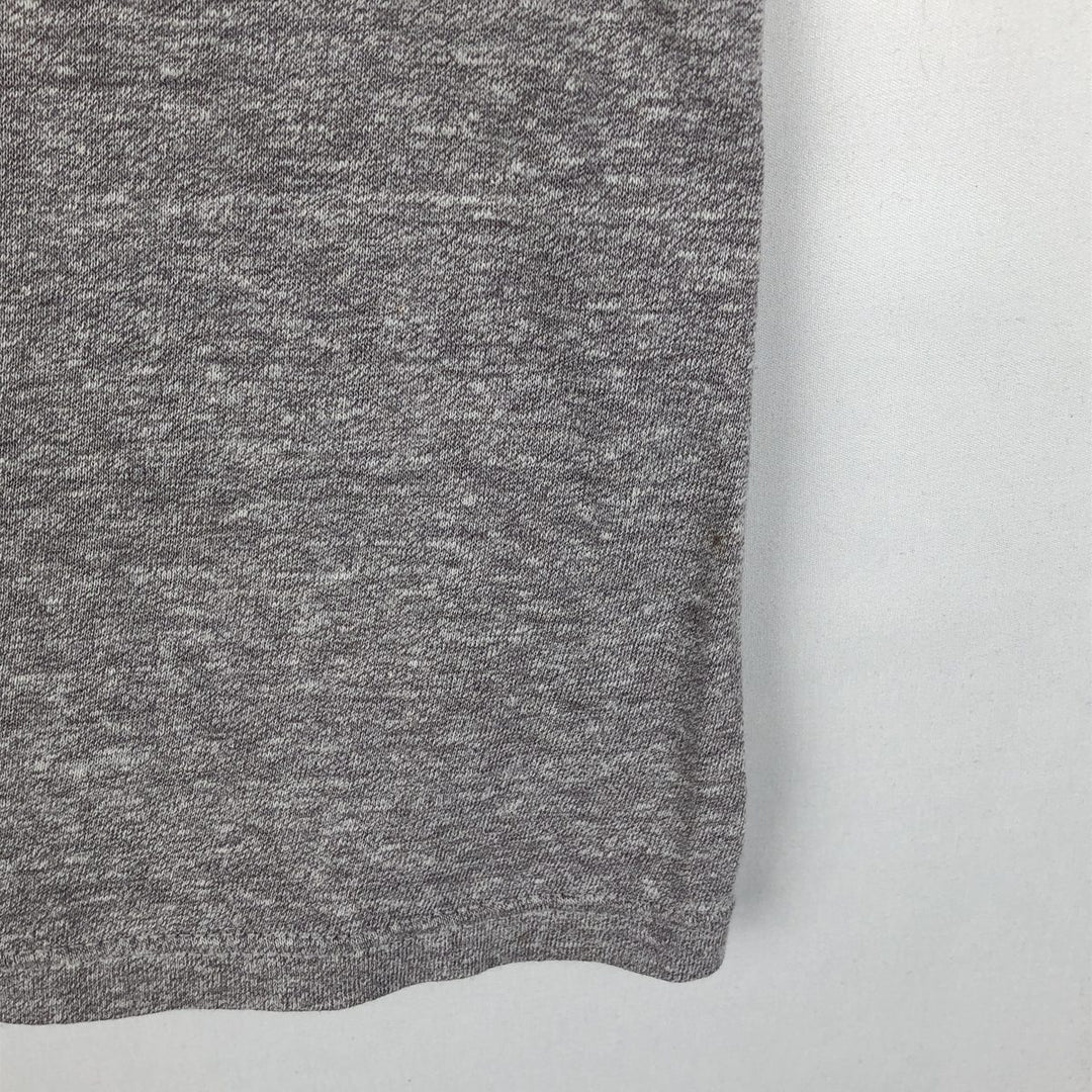 80'S Champion Tricot Tag College T-shirt Made in USA Men's L size Vintage polyester gray type Vintage Second Hand