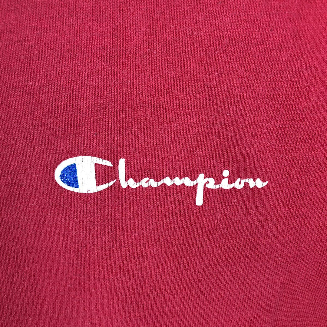 Vintage 1980'S Champion Trico Tag Logo Print T-Shirt, Made in USA, Men's Size L cotton pink type Vintage Second Hand