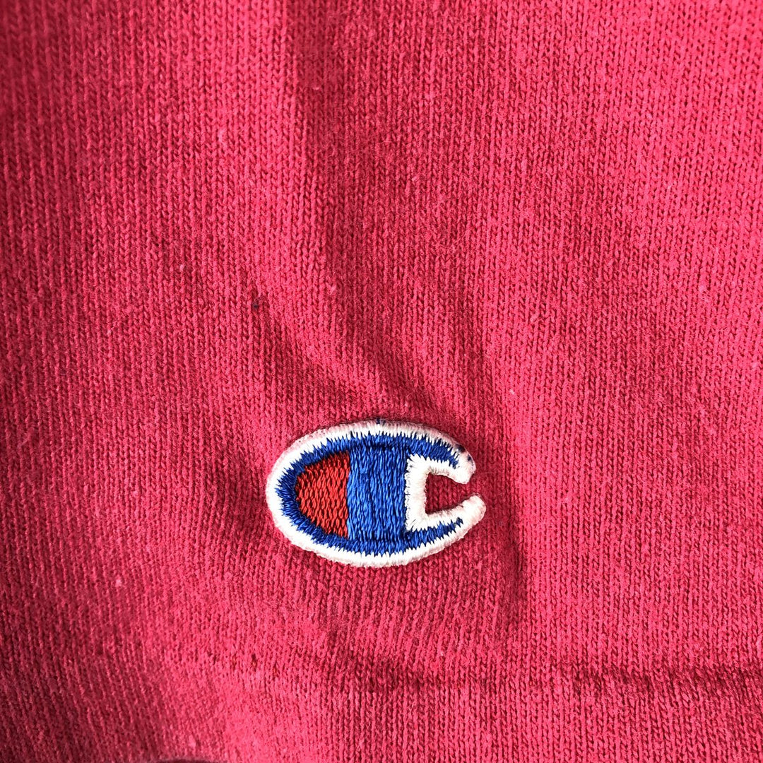 Vintage 1980'S Champion Trico Tag Logo Print T-Shirt, Made in USA, Men's Size L cotton pink type Vintage Second Hand