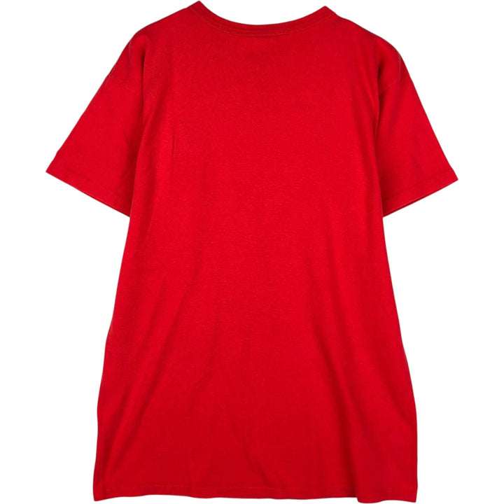 Vintage 1980'S Champion Trico Tag Logo Print T-Shirt, Made in USA, Men's Size L cotton red type Vintage Second Hand