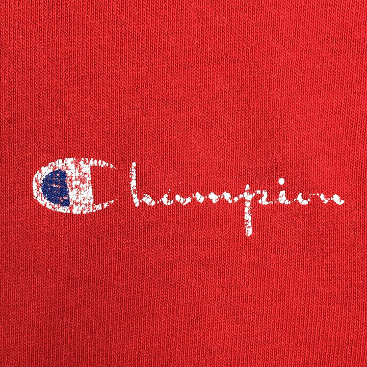 Vintage 1980'S Champion Trico Tag Logo Print T-Shirt, Made in USA, Men's Size L cotton red type Vintage Second Hand