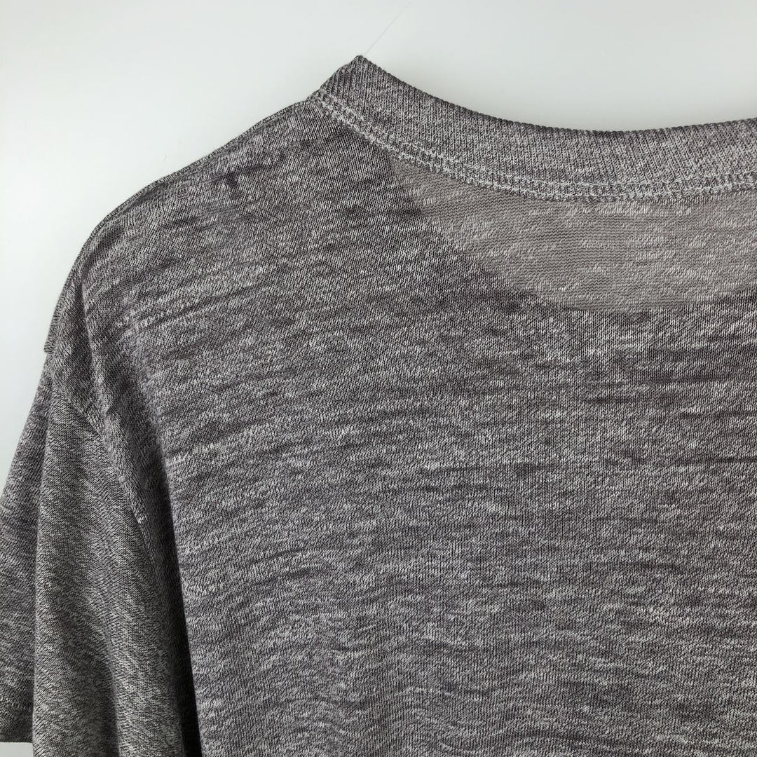 Vintage 1980'S Champion Trico Tag Print T-Shirt, Made in USA, Men's Size Medium polyester gray type Vintage Second Hand