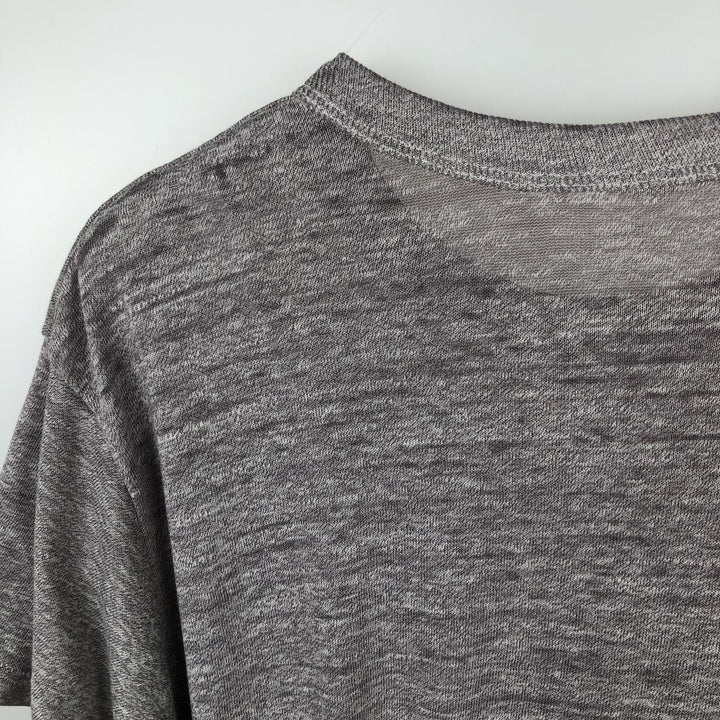 Vintage 1980'S Champion Trico Tag Print T-Shirt, Made in USA, Men's Size Medium polyester gray type Vintage Second Hand