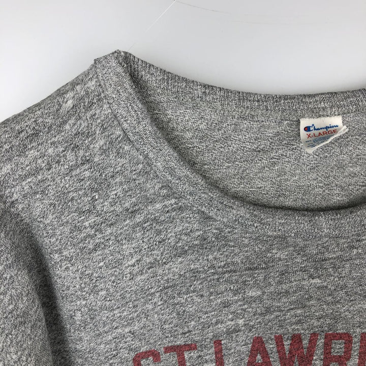 80'S Champion Tricot Tag Hachi Hachi One Two Body Heather Gray College T-Shirt Men's XL Equivalent Vintage cotton gray type Vintage Second Hand