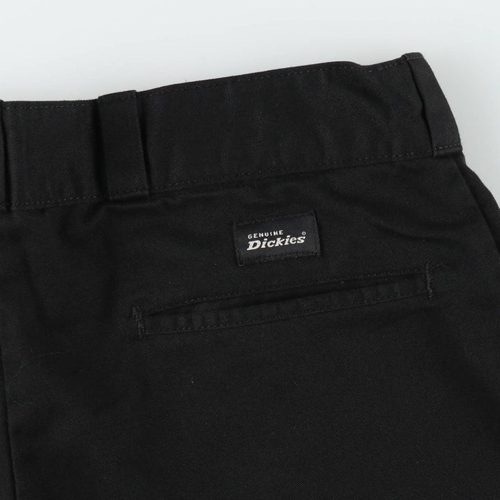 Dickies Two-pleat Work Pants, Men's, Size W36 polyester black type Vintage Second Hand