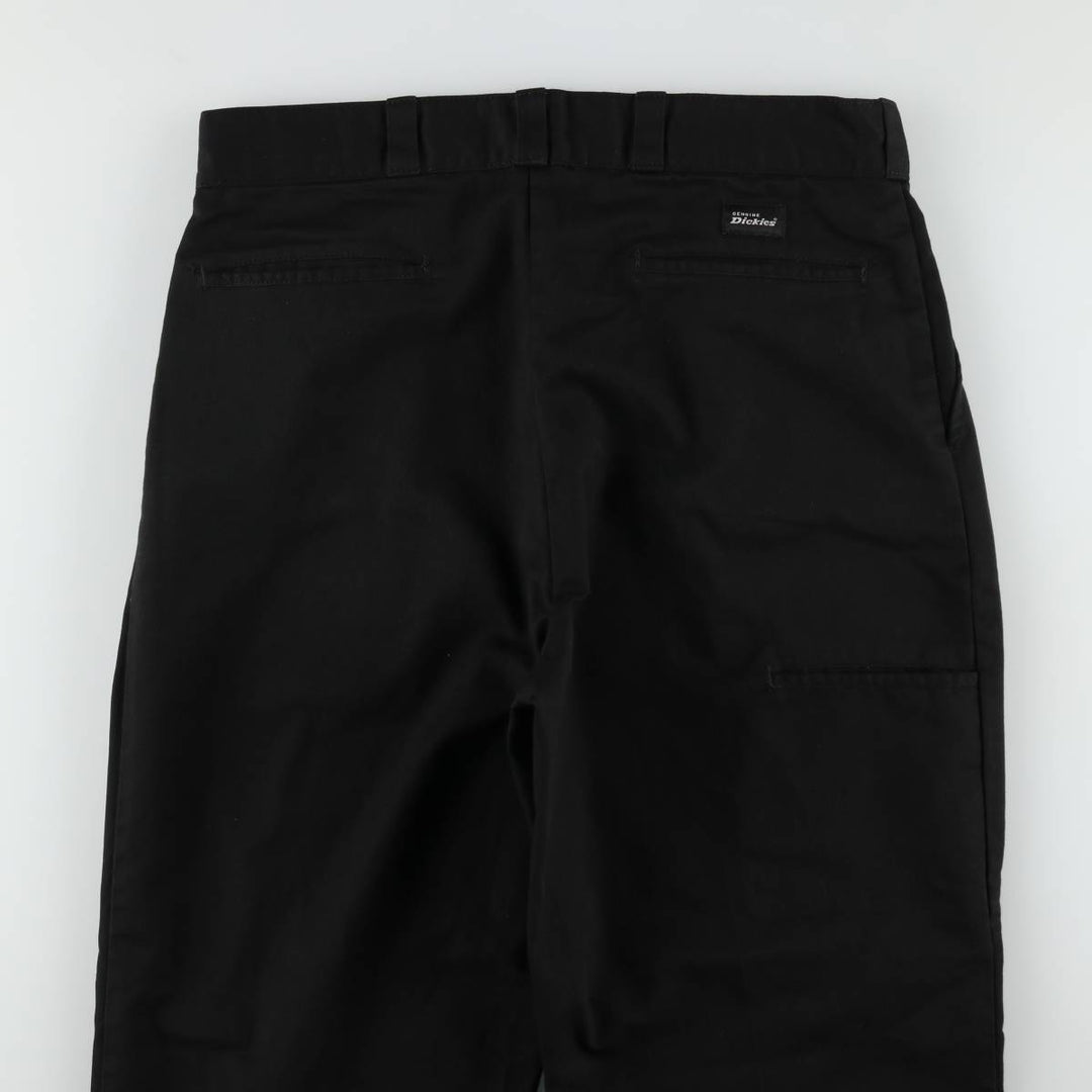 Dickies Two-pleat Work Pants, Men's, Size W36 polyester black type Vintage Second Hand