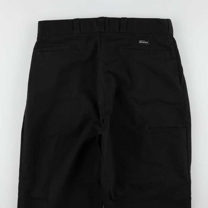 Dickies Two-pleat Work Pants, Men's, Size W36 polyester black type Vintage Second Hand