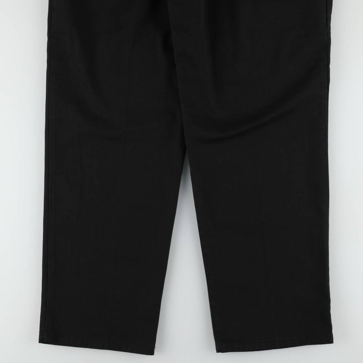 Dickies Two-pleat Work Pants, Men's, Size W36 polyester black type Vintage Second Hand