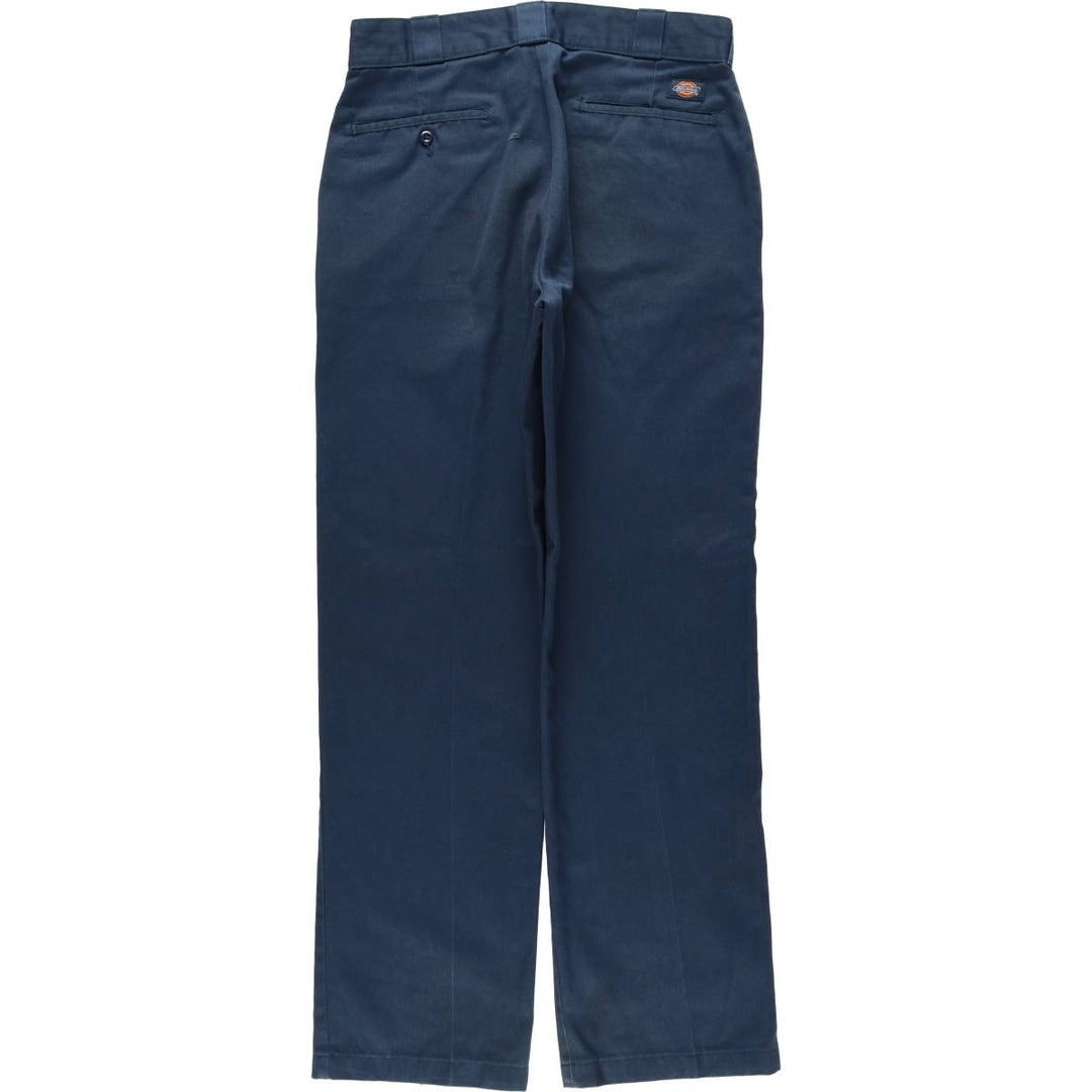 Dickies Work Pants Men's W32 equivalent polyester Navy blue Vintage Second Hand