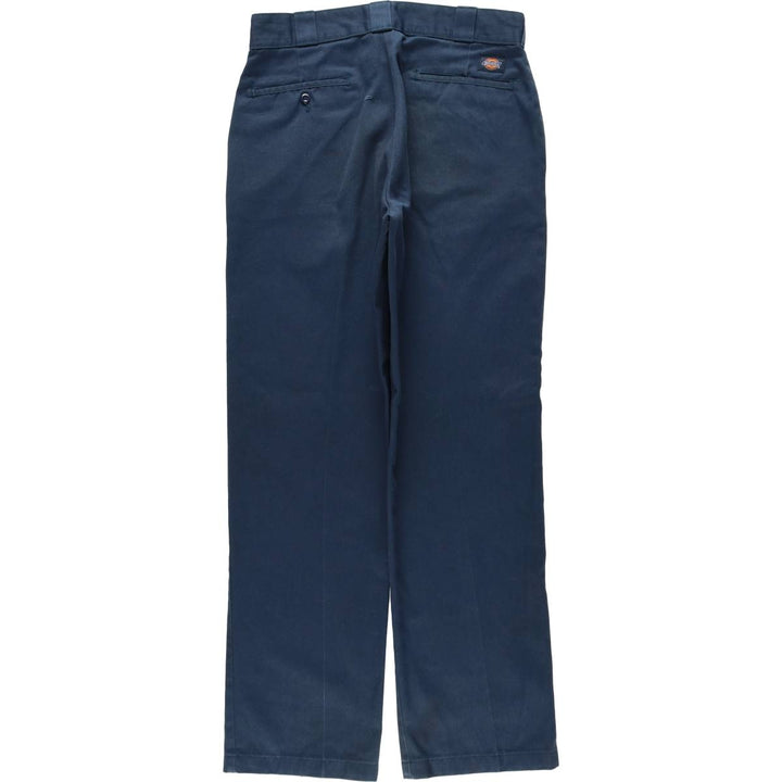 Dickies Work Pants Men's W32 equivalent polyester Navy blue Vintage Second Hand